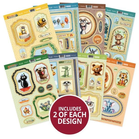 Quirky Animals - Card Topper Kit