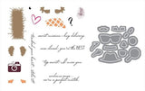 Fuzzy Wuzzies Under Cover Add On - Clear Stamps
