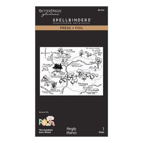 Say Cheese Classic Pooh - The Hundred Acre Wood Press & Foil Plate