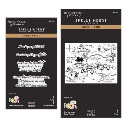 Say Cheese Classic Pooh - Press & Foil Plate & Die Bundle