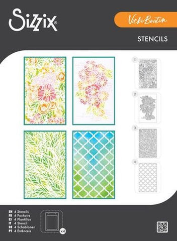 Buildables Botanicals #1 - A6 Stencil Set
