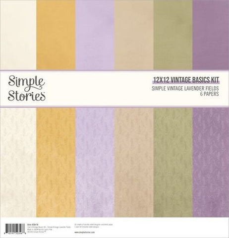 Lavender Fields - 12x12 Collection Pack - Basics