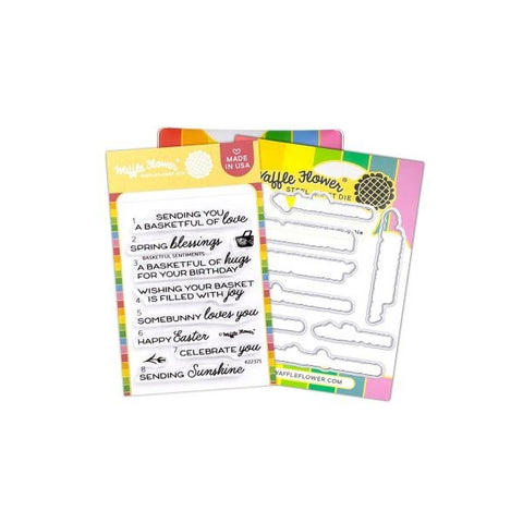 Basketful Sentiments - Stamp & Die Combo