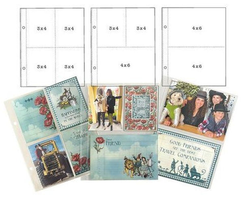 6x8 MultiPack Binder Album Pocket Page Refills