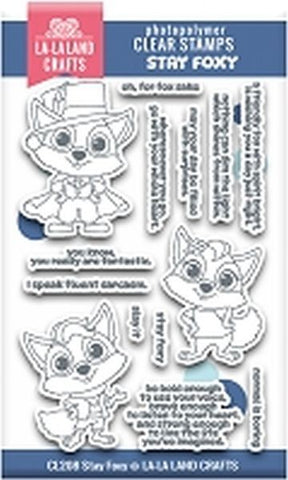 Stay Foxy - Clear Stamps