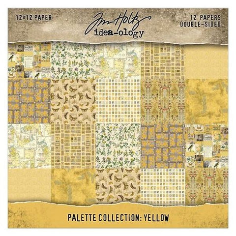 Palette Collection -  12x12 Paper Pad - Yellow