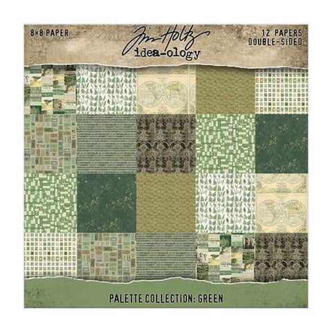 Palette Collection -  8x8 Paper Pad - Green