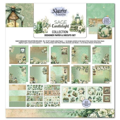 Sage Candle - 12x12 Collection Kit