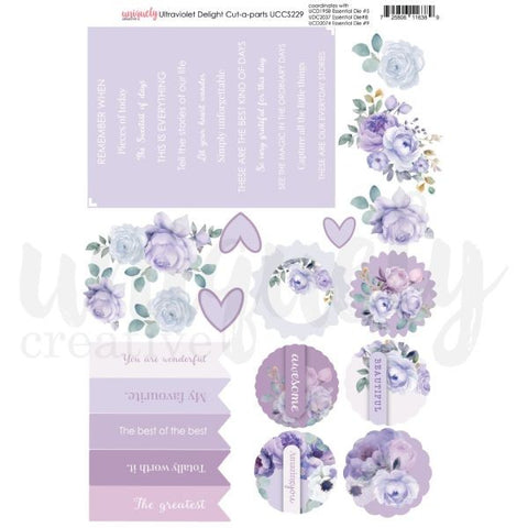 Ultraviolet Delight - Cut-a-Part Sheet
