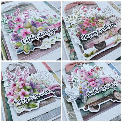 Calgary Carnival - Class #2 - Vintage Floral Truck Card Collection - Friday, April 10 @ 4pm