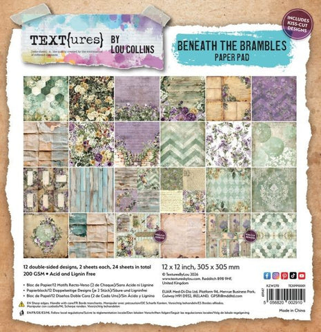 TEXT{ures} - Beneath the Brambles - 12x12 Paper Pad