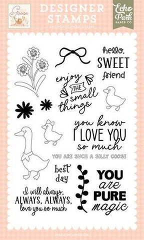 Silly Goose - Goose Family - Clear Stamps