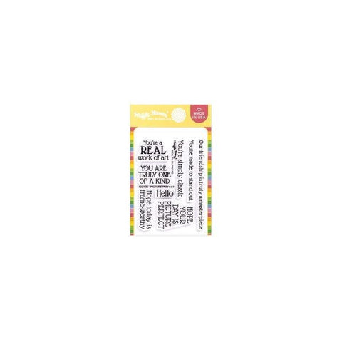 Picture Perfect Sentiments - Clear Stamps