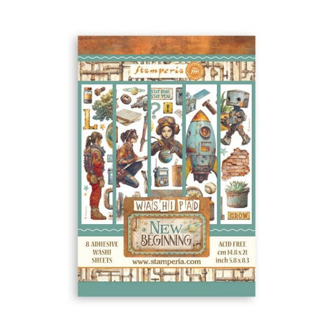 A New Beginning - A5 Washi Pad