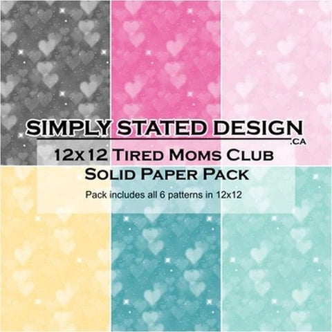 Tired Moms Club - 12x12 Collection Pack - Solids