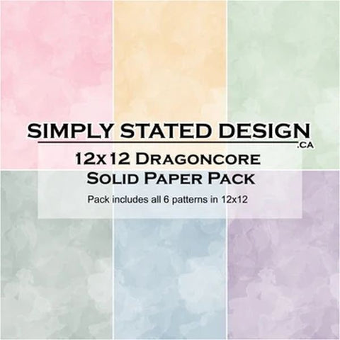 Dragoncore - 12x12 Collection Pack - Solids