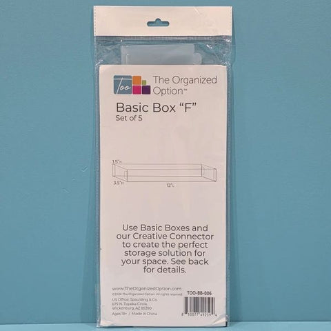 Basic Box F - 3x5x12x1.5 - Set of 5