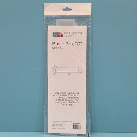 Basic Box G - 2x12x1.5 - Set of 5