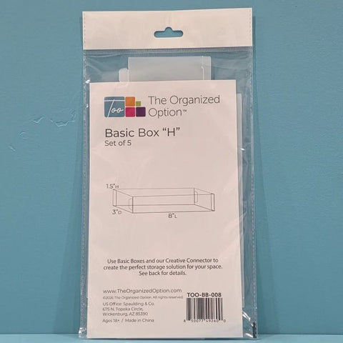 Basic Box H - 3x8x1.5 - Set of 5