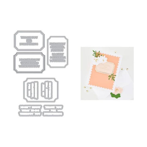 Lovely Labels - Press & Foil Plate & Dies