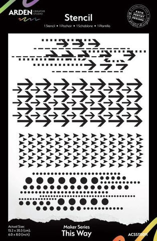 Makers Series - Stencil - This Way
