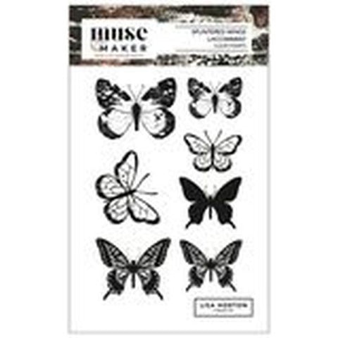 Muse and Maker - Clear Stamps - Splintered Wings