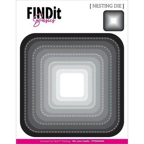 Basics Nesting Dies -Curved Squares