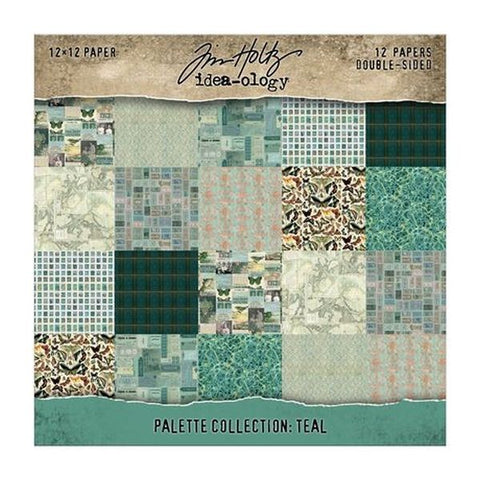 Palette Collection -  12x12 Paper Pad - Teal