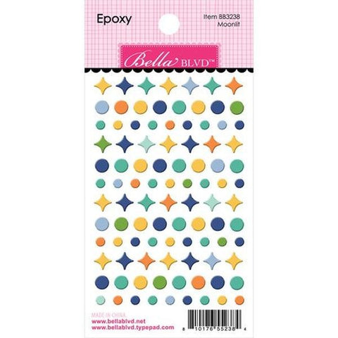 Adventure Awaits - Epoxy Stickers - Moonlit