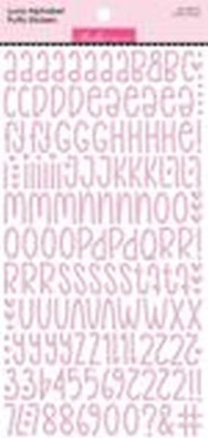 Luna Alpha Puffy Stickers - Cotton Candy