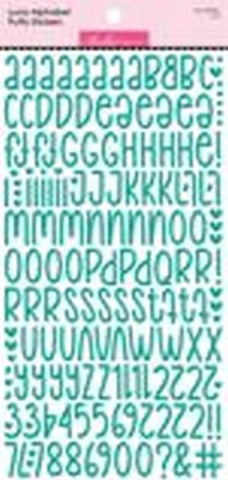 Luna Alpha Puffy Stickers - Gulf