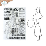 Rest & Relaxation - Stamp & Die Set - Let's Go