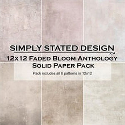 Faded Bloom Anthology - 12x12 Collection Pack - Solids