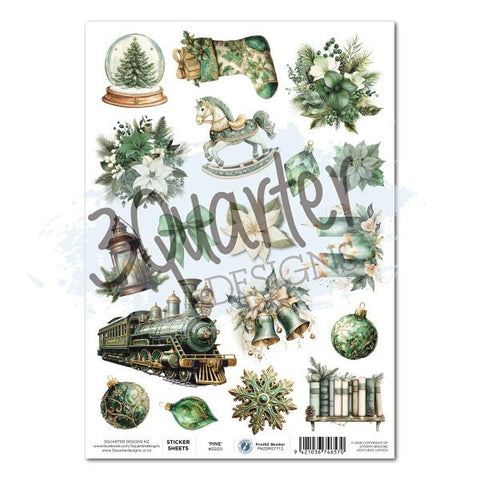 Pine Festivitites - Sticker Sheet