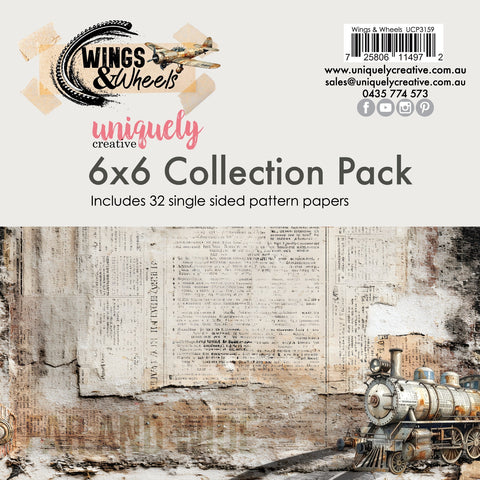Wings & Wheels - 6x6 Collection Pack