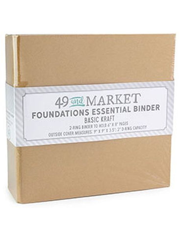 Foundations Essential Binder - Basic Kraft