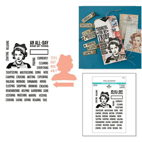 Turn the Page Collection - ING Workds - Stamp & Die Set