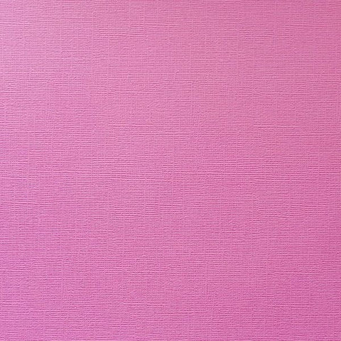 Canvas Texture Cardstock - Party Pink