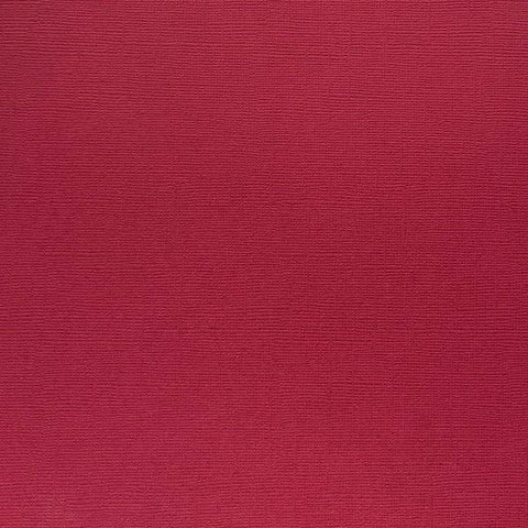 Canvas Texture Cardstock - Dark Red