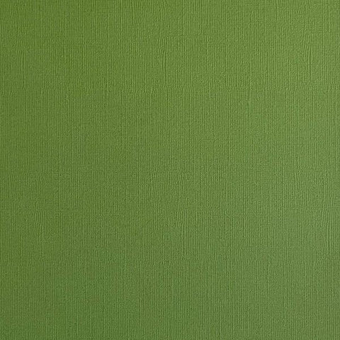 Canvas Texture Cardstock - Forest Moss