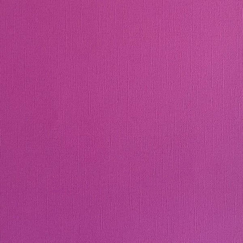 Canvas Texture Cardstock - Wild Orchid