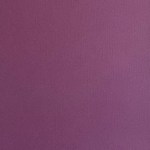 Canvas Texture Cardstock - Dusty Purple