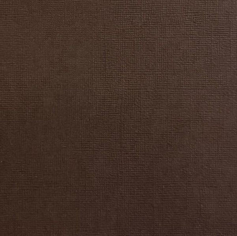 Canvas Texture Cardstock - Brownie