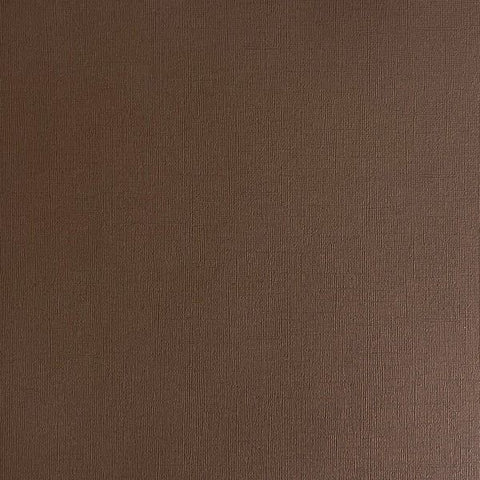Canvas Texture Cardstock - Portabella