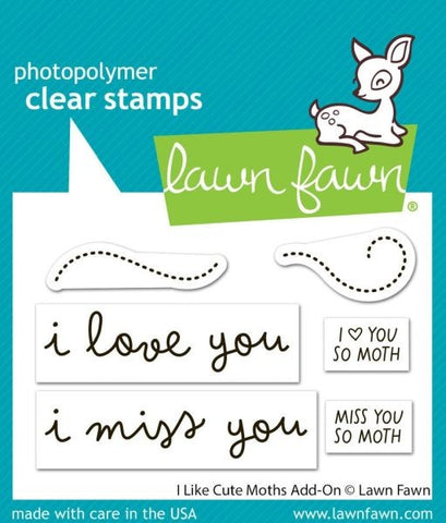 I Like Cute Moths - Add On - Clear Stamps