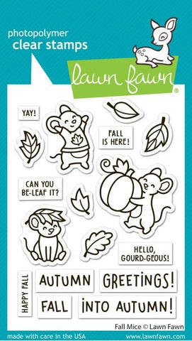 Fall Mice - Clear Stamps