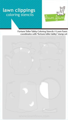 Fortune Teller Tabby - Coloring Stencils