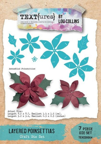 Layered Poinsettias Dies