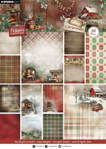 Cottage Christmas - Background Paper Pad