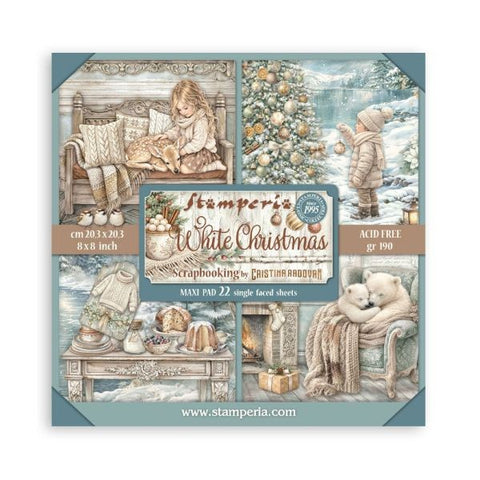 White Christmas - 8x8 Paper Pack - Single Sided